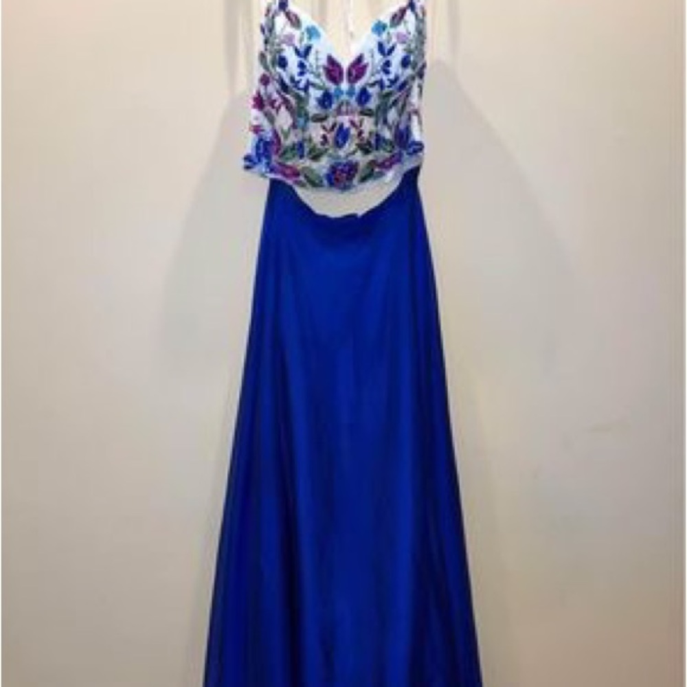 2 piece prom dress